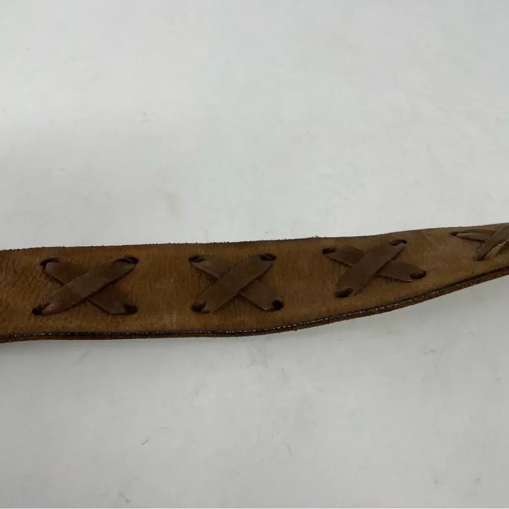 American Eagle Brown Leather Embellished 1.5